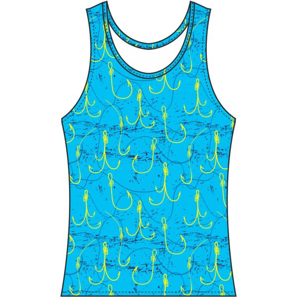 BLUE ISLAND Sportswear Tank Top Hooks Ladies or Mens Thumbnail