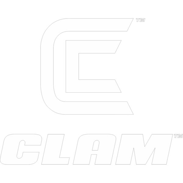 CLAM - White Stacked No Outline Thumbnail