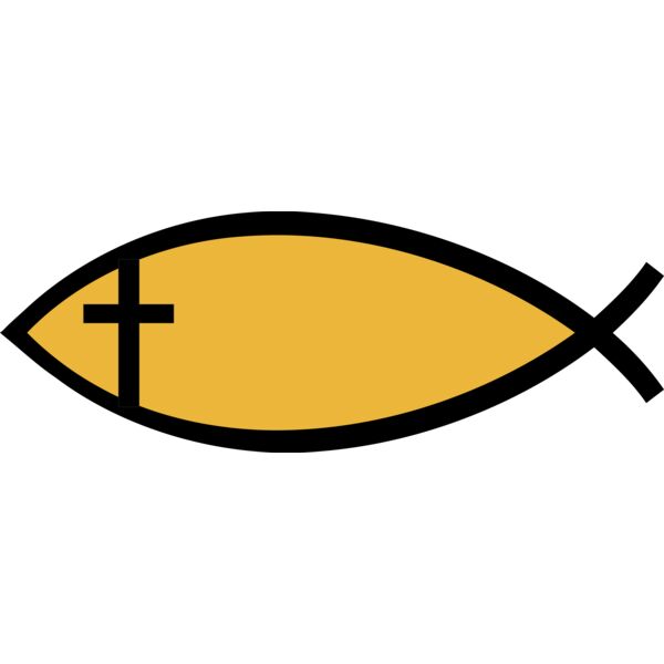 Icthus - Christian Fish - can change colors Thumbnail