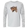 Cayman Performance Camo Colorblock Long Sleeve T-Shirt Thumbnail