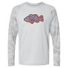 Cayman Performance Camo Colorblock Long Sleeve T-Shirt Thumbnail