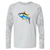 Cayman Performance Camo Colorblock Long Sleeve T-Shirt Thumbnail