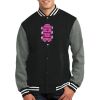 Fleece Letterman Jacket Thumbnail