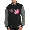Fleece Letterman Jacket Thumbnail